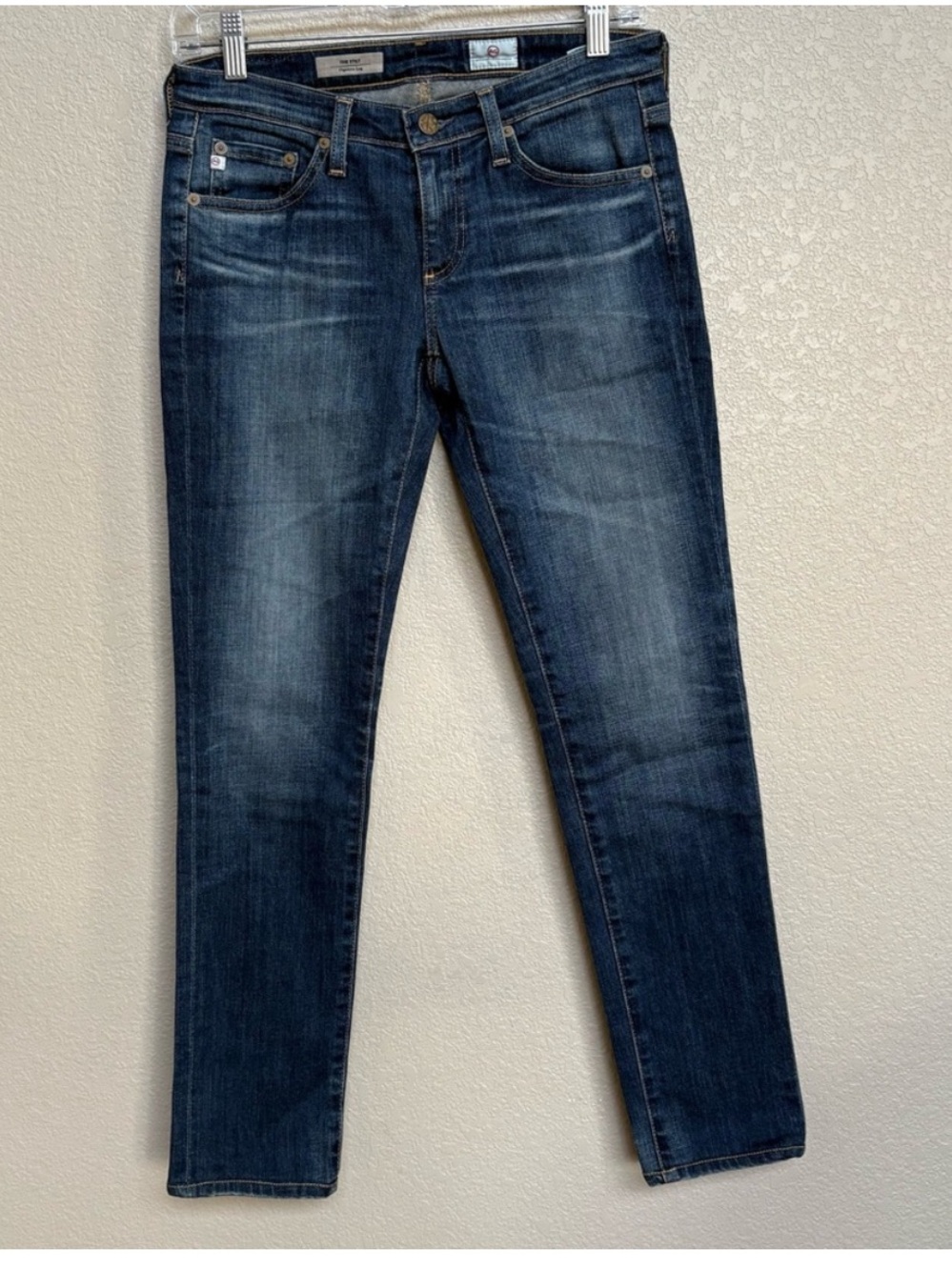 Ag Adriano Goldschmied Women's Skinny Jeans - Dark Blue Wash